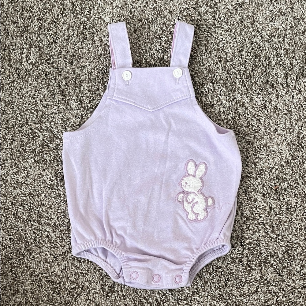 Vintage Carter’s Lavender Easter Bunny/Spring Baby Jumpsuit
